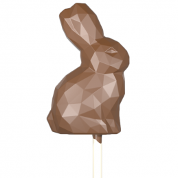 wielkanocna forma do tworzenia lizaków czekoladowych brylantowy królik