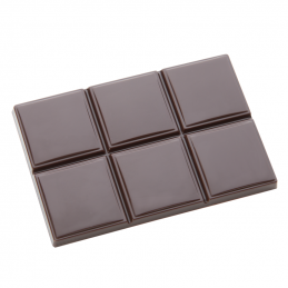 forma do małych tabliczek czekolady o klasycznym kształcie