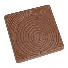 forma z poliwęglanu do mini tabliczek czekolady w strukturalny wzór drewna