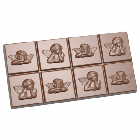 forma z poliwęglanu do tabliczek czekolady z aniołkami