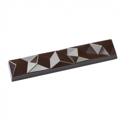 forma z poliwęglanu do batonów czekoladowych o strukturze diamentu