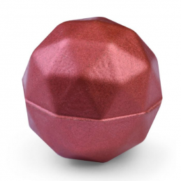 trójwymiarowa geometryczna kula z dekorowanej białej czekolady