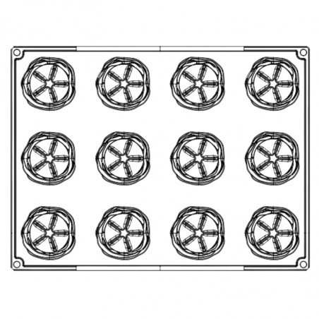 EASTER MONO PX43103 PAVOFLEX 300X400 PAVONI wielkanocna forma do monoporcji by Jérôme de Oliveira