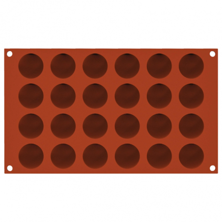 klasyczna i uniwersalna w zastosowaniu forma silikonowa małe półkule