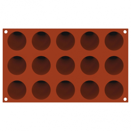 klasyczna i uniwersalna w zastosowaniu forma silikonowa półkule