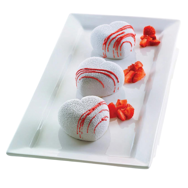 forma silikonowa do monoporcji w kształcie serca do użytku domowego forma silikonowa do monoporcji w kształcie serca do użytku domowego