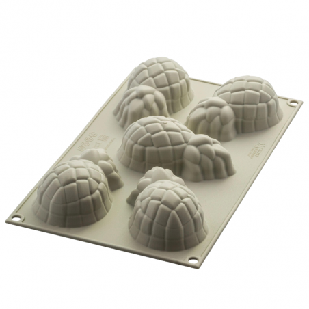 Mini Ananas Silikomart - forma silikonowa do owocowych deserów - dł. 100 x szer. 58 x wys. 38 mm / poj. 105 ml x 5 porcji