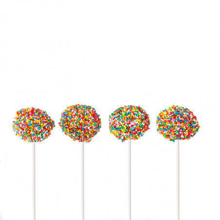 papierowe patyczki do lizaków w kolorze naturalnej bieli