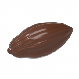 forma z poliwęglanu do mini pralin w kształcie ziarna kakaowca