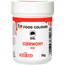 op. 35 g Czerwony barwnik spożywczy w żelu - nr. kat. WSG-024 Food Colours