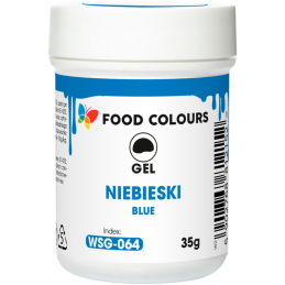 op. 35 g Niebieski barwnik spożywczy w żelu - nr. kat. WSG-064 Food Colours