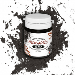 czarny barwnik spożywczy w proszku do barwienia czekolady i tłustych mas cukierniczych