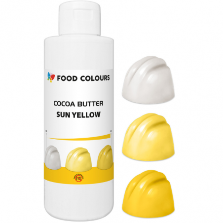 słoneczny barwnik spożywczy na bazie masła kakaowego do barwienia czekolady