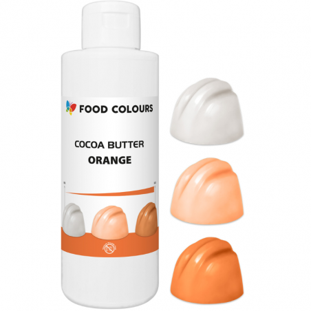pomarańczowy barwnik spożywczy na bazie masła kakaowego do barwienia czekolady