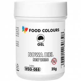 op. 35 g Biały barwnik spożywczy w żelu - nr. kat. WSG-088 Food Colours