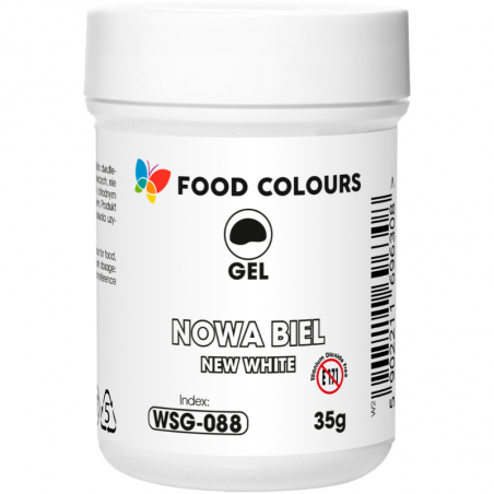 op. 35 g Biały barwnik spożywczy w żelu - nr. kat. WSG-088 Food Colours