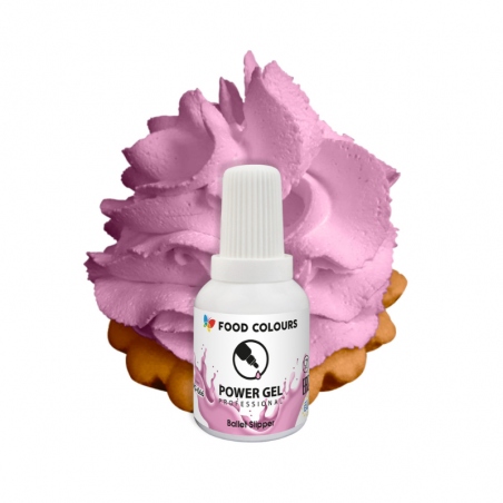 intensywny i bardzo wydajny barwnik spożywczy o żelowej konsystencji - pudrowy różowy