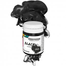 czarny barwnik spożywczy w proszku rozpuszczalny w wodzie, alkoholu i glicerynie