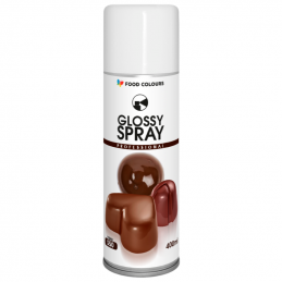 op. 400 ml GLOSSY SPRAY S50 FOOD COLOURS emulsja nabłyszczająca w aerozolu do stosowania na powierzchnię wyrobów
