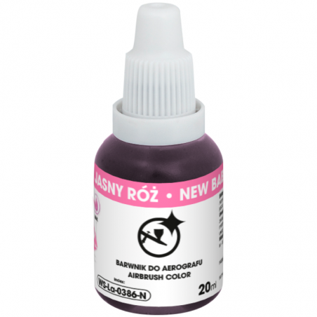 zestaw startowy barwników do aerografu w małych opakowaniach z czyścikiem w zestawie