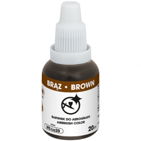 zestaw startowy barwników do aerografu w małych opakowaniach z czyścikiem w zestawie