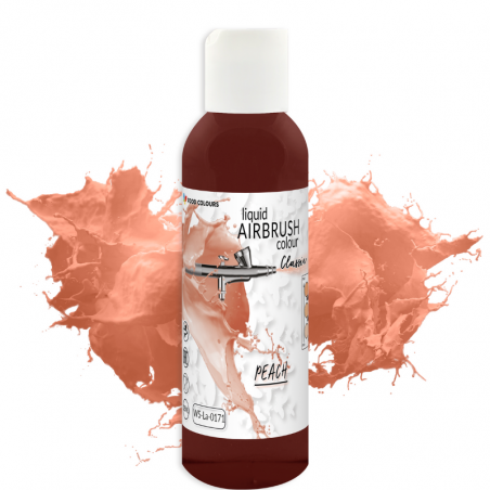 brzoskwiniowy barwnik spożywczy w płynie do aerografu