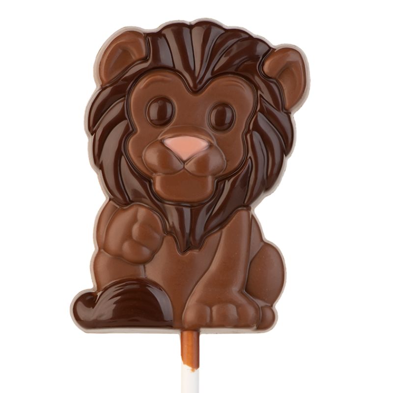forma do tworzenia dekoracyjnych lizaków czekoladowych lew