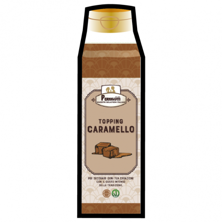 polewa karmelowa do lodów i gofrów w wygodnej butelce