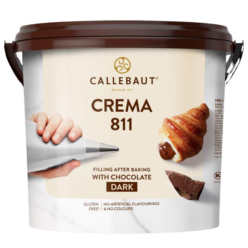 gotowe nadzienie cukiernicze o intensywnym smaku ciemnej czekolady 811 Callebaut