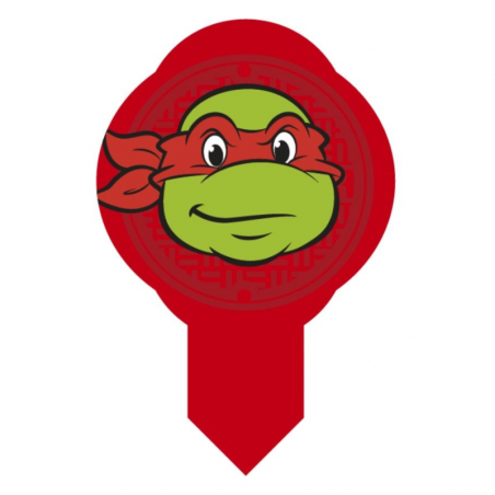 dekoracyjne opłatki do lodów i babeczek żółwie ninja - cukieteria.pl