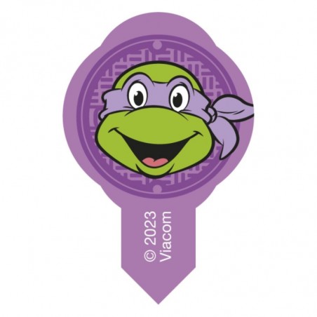 dekoracyjne opłatki do lodów i babeczek żółwie ninja - cukieteria.pl