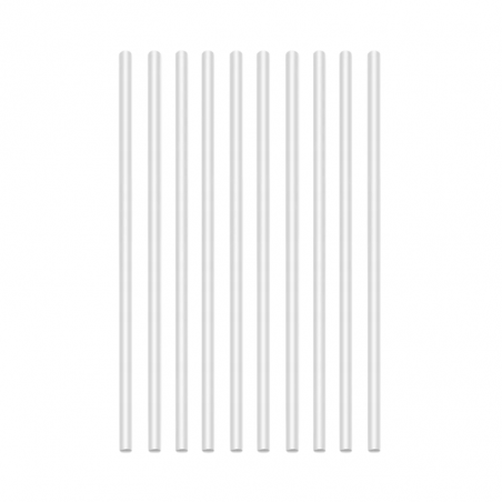 białe wsporniki do tortu piętrowego o długości 20 cm - rurki do przycinania na wymiar