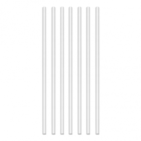 białe wsporniki do tortu piętrowego o długości 30 cm - rurki do przycinania na wymiar