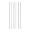 białe wsporniki do tortu piętrowego o długości 30 cm - rurki do przycinania na wymiar