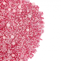 Pinky Pink Celebration by Sweet Decor - różowy mix posypek cukrowych
