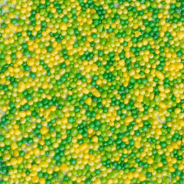 zielona mieszanka drobnych kuleczek cukrowych do dekoracji sweet decor