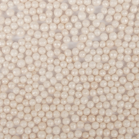 perełka mini perłowa biała - posypka dekoracyjna od sweet decor