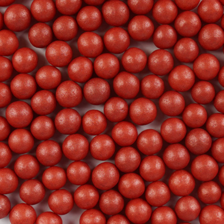 perełka duża perłowa czerwona - posypka dekoracyjna od sweet decor