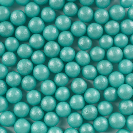 perełka duża perłowa turkusowa - posypka dekoracyjna od sweet decor