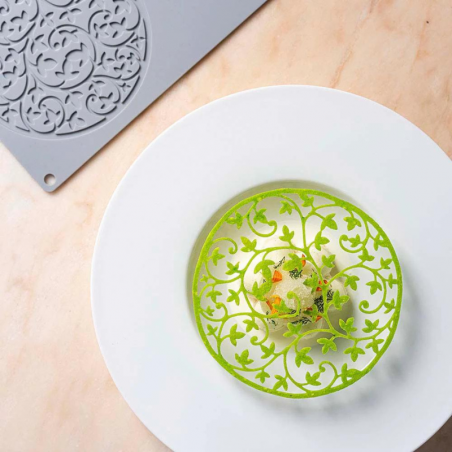 garden pavoni - forma silikonowa do nowoczesnych dekoracji w kształcie listków