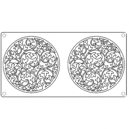 garden pavoni - forma silikonowa do nowoczesnych dekoracji w kształcie listków