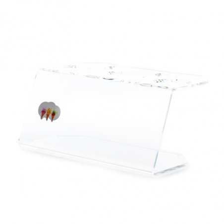 transparentna podstawka na wafle do lodów