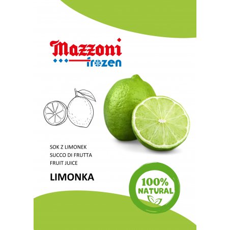 naturalne puree owocowe bez dodatku cukru i konserwantów - limonka