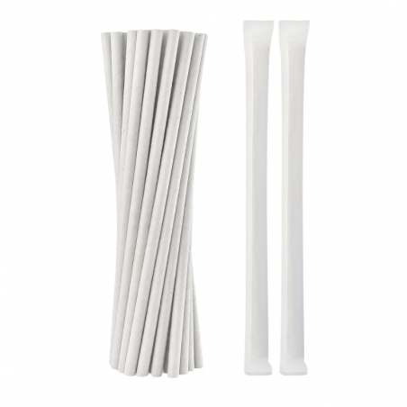 ekologiczne słomki papierowe w bibułkach - higieniczne