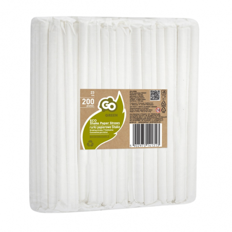 ekologiczne słomki papierowe w bibułkach - higieniczne