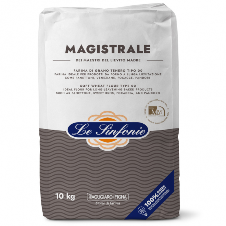 mąka z miękkiej pszenicy typ 00 do długo rosnących wypieków drożdżowych - magistrale