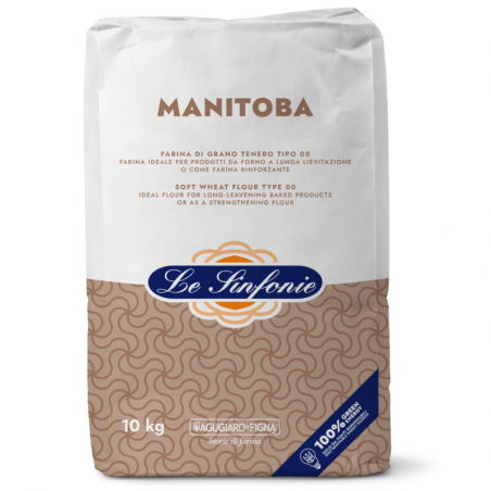 mąka z miękkiej pszenicy typ 00 do wypieków na zakwasie  - manitoba - mąka wzmacniająca