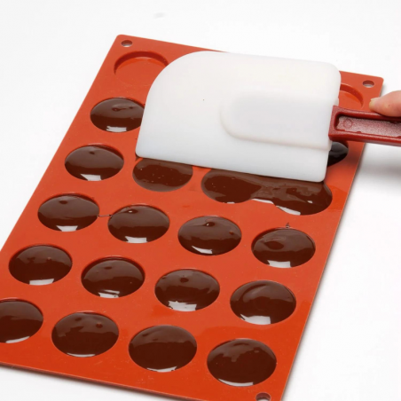 silikonowa łopatka cukiernicza dł. 36 cm - Silikomart - cukieteria.pl