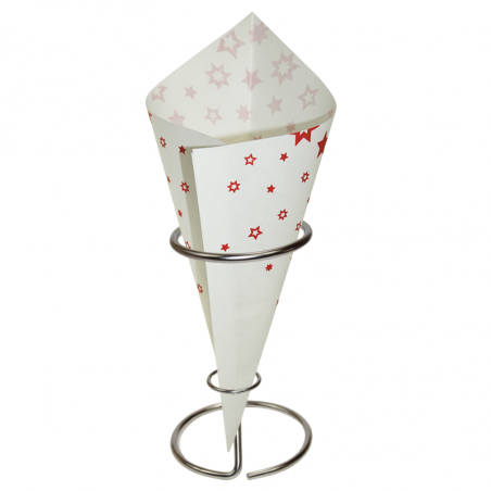 200 szt. ROŻEK/OPAKOWANIE na Popcorn DUŻY 250x250x350 mm