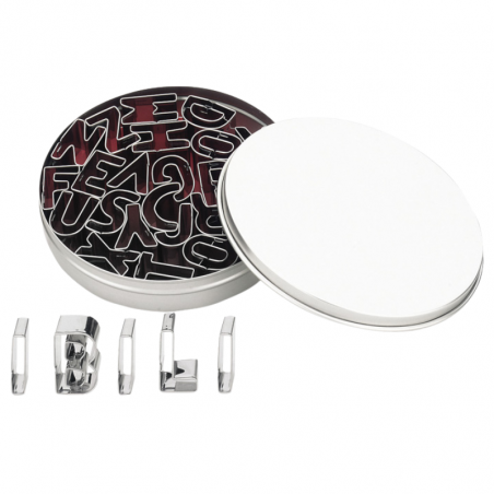 zestaw foremek w etui - alfabet - wykrojniki do ciasteczek i masy cukrowej - cukieteria.pl